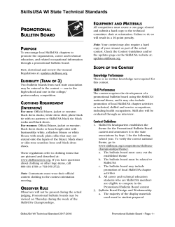 Promotional Bulletin Board 17-18 - skillsusa