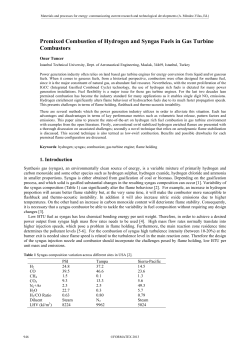 Premixed Combustion of Hydrogen and Syngas Fuels in Gas