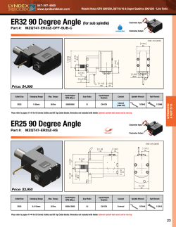 ER25 90 Degree Angle ER32 90 Degree Angle (for - Lyndex
