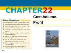 Cost Behavior Analysis