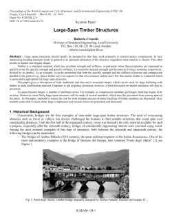 Large-Span Timber Structures