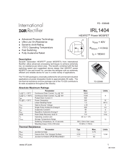 IRL1404 - Infineon Technologies