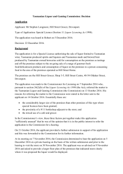 Hill Street Grocer Devonport Decision