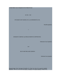Mycogen Plant Science, Inc. v. Monsanto Co.