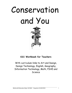 Conservation and You