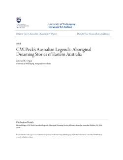 Aboriginal Dreaming Stories of Eastern Australia