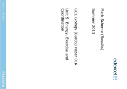 Mark Scheme - Edexcel