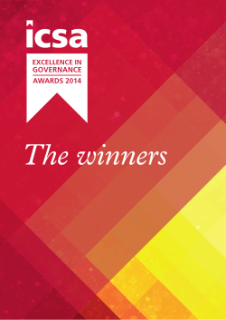 ICSA Awards 2014 Book of the Night inside pages