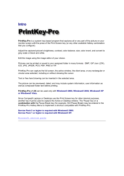 Intro - PrintKey-Pro