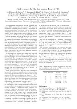 First evidence for the two-proton decay of Fe