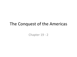 The Conquest of the Americas
