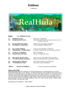 Kalakaua - Real Hula