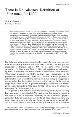 There Is No Adequate Definition of `Fine