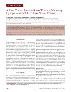 A Rare Clinical Presentation of Primary Pulmonary Hypoplasia with