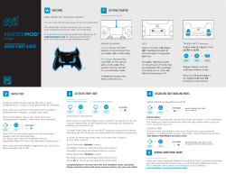 PS4 Standard Page QuickStart Guide