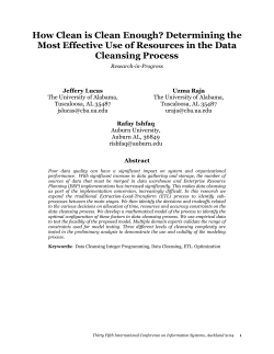 How Clean is Clean Enough?