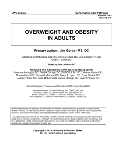 overweight and obesity in adults - Wing FTP Server