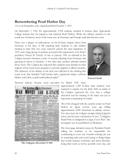 Remembering Pearl Harbor Day