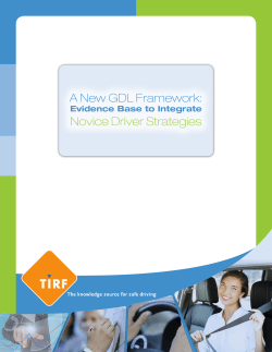 A New GDL Framework: Novice Driver Strategies