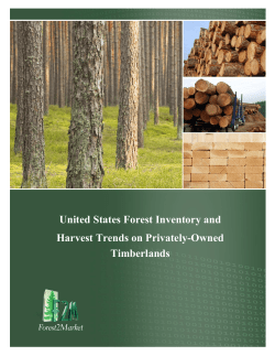 United States Forest Inventory and Harvest Trends