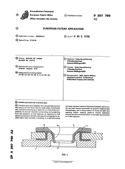 A friction pivot joint for a window stay - European Patent Office
