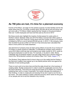 Time for a planned economy - Workers Party Northern Ireland