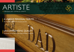 Artiste range - Silletts Funeral Services