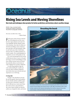 Rising Sea Levels and Moving Shorelines