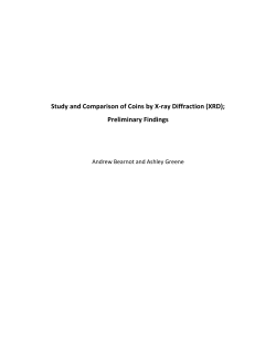 Study and Comparison of Coins by X-ray Diffraction