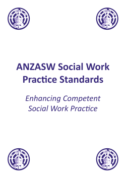 ANZASW Social Work Practice Standards: Enhancing Competent