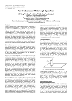 On the near wake of square cylinder with finite length