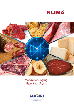 Maturation, Aging, Ripening, Drying