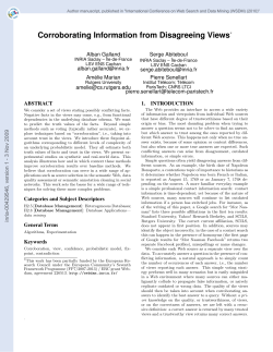 Corroborating Information from Disagreeing Views