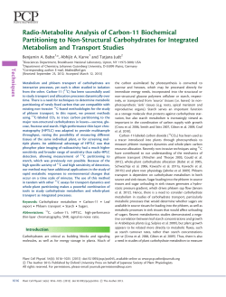 Radio-Metabolite Analysis of Carbon-11