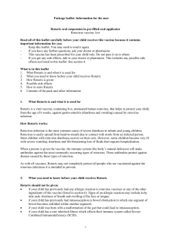 Rotarix, INN-Rotavirus vaccine, live