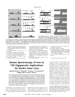 Raman Spectroscopy of Iron to 152 Gigapascals: Implications for