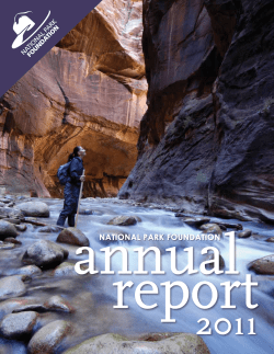 2011 Annual Report - National Park Foundation