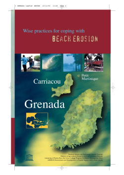 UNESCO. Grenada Beach Erosion Practices