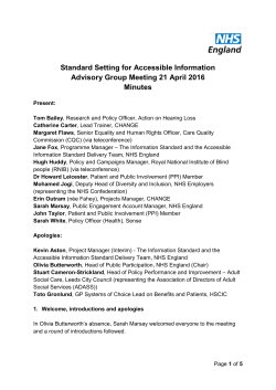 Minutes of the meeting held on 20.04.16