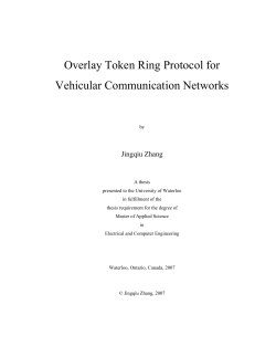 Overlay Token Ring Protocol for Vehicular