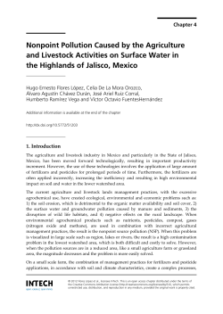 Nonpoint Pollution Caused by the Agriculture and