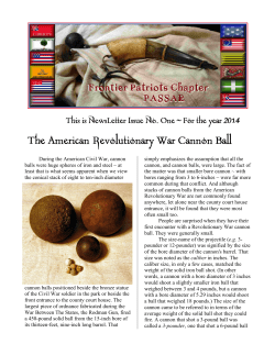 During the American Civil War, cannon balls were huge spheres of