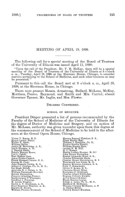 April 19, 1898, minutes | UI Board of Trustees