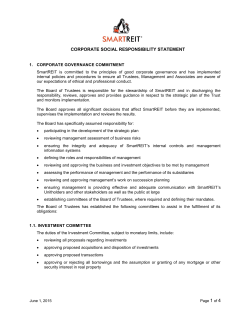 corporate social responsibility statement