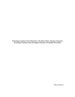 Protecting Consumers from Themselves