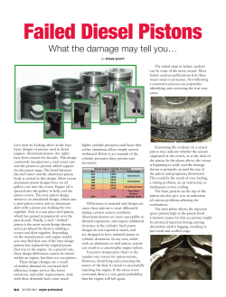 Failed Diesel Pistons