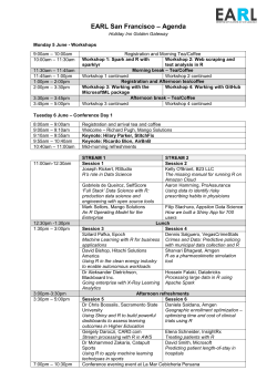 the Agenda