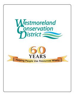 see PDF of timeline booklet - Westmoreland Conservation District