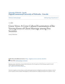 Grave Vows: A Cross-Cultural Examination of the Varying forms of