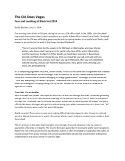 The CIA Does Vegas - Below Gotham Labs